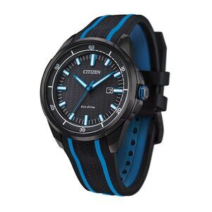 Citizen Men's Sport Black Blue Watch